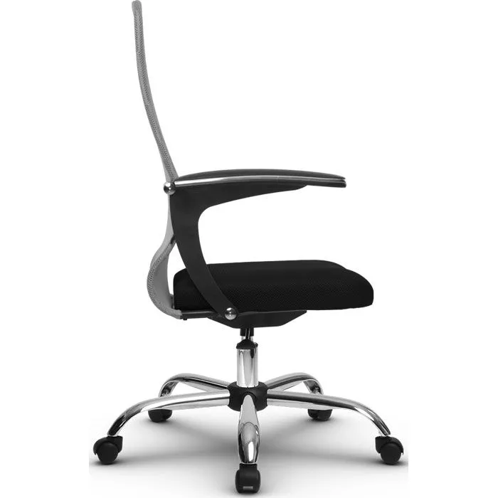Кресло компьютерное SU-СU160-8P Ch Светло-серый / черный