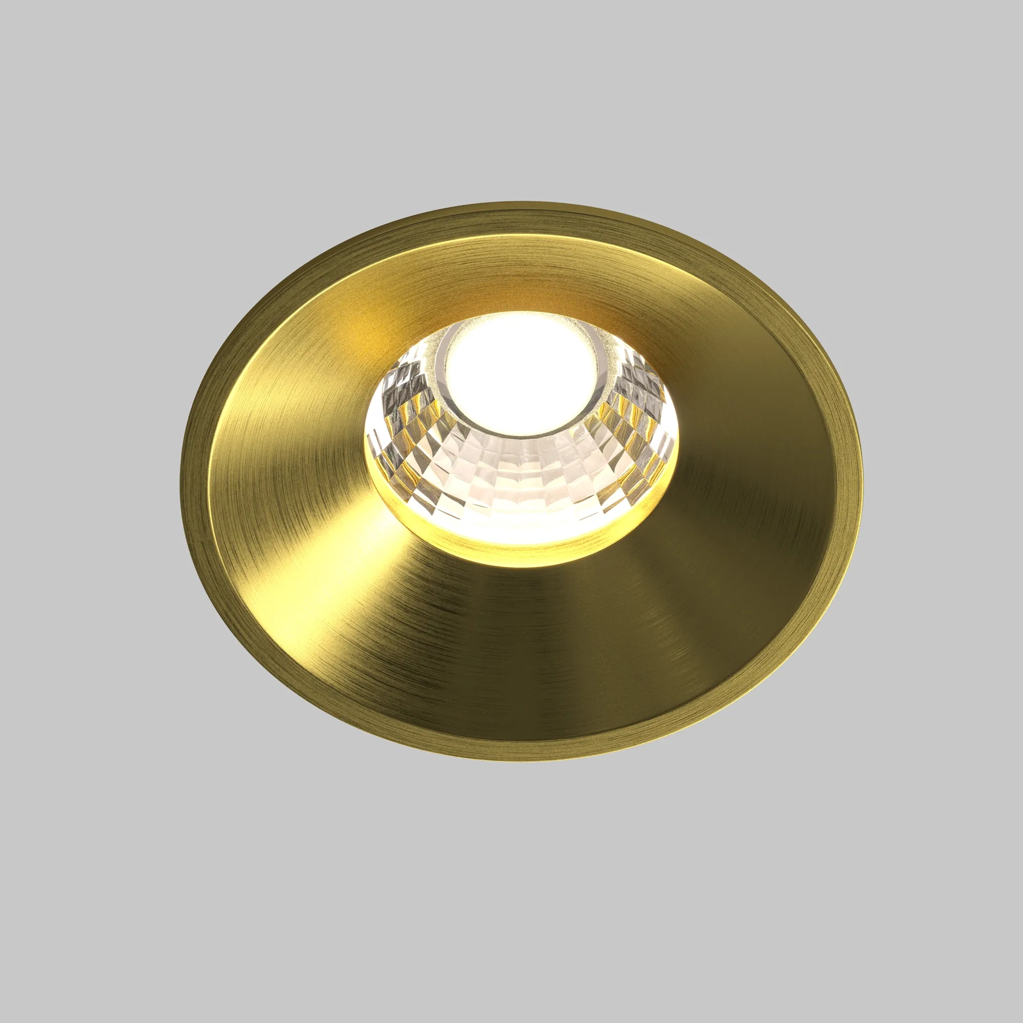 Точечный встраиваемый светильник Maytoni Round DL058-12W4K-BS