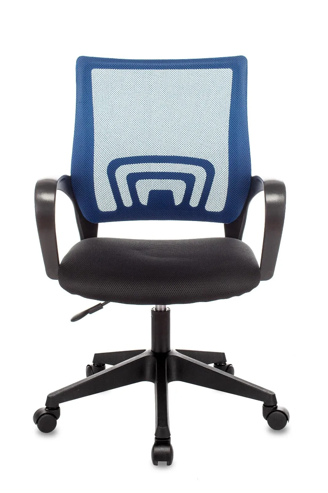 Кресло офисное TopChairs ST-Basic сетка / ткань синий