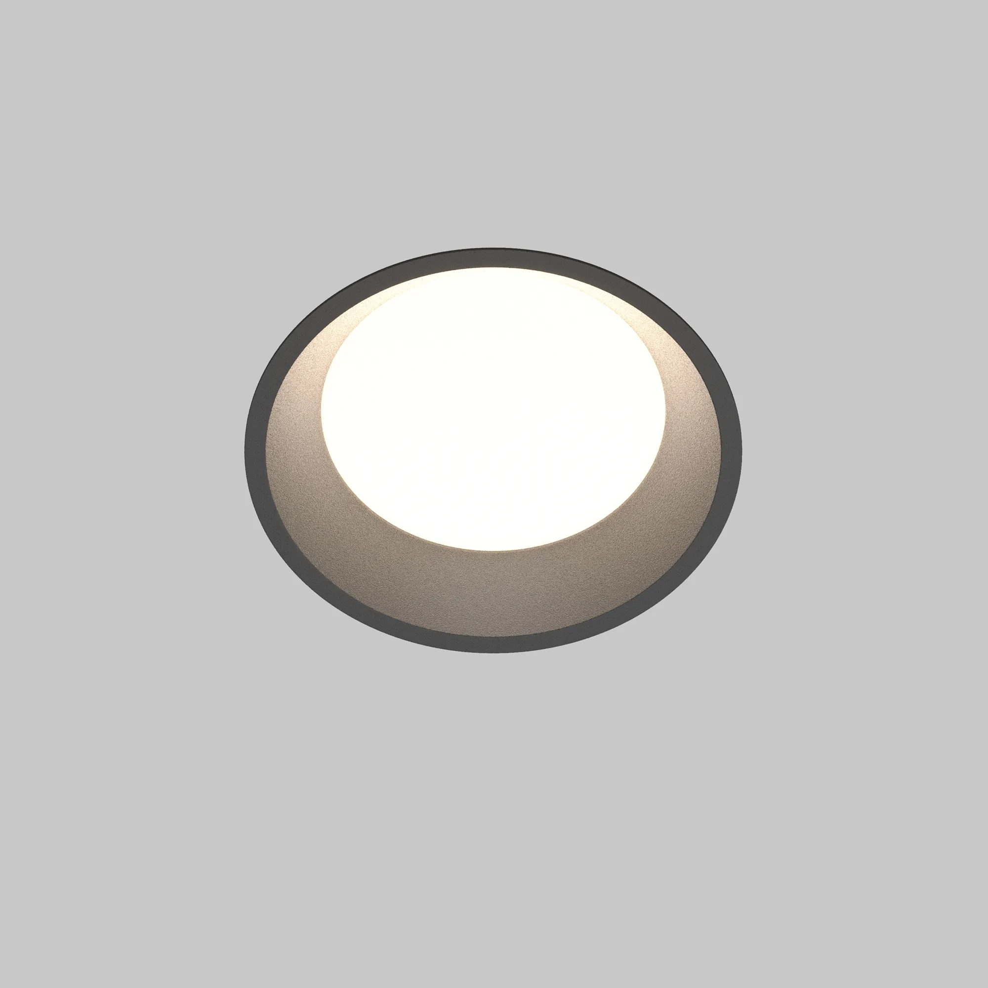 Точечный встраиваемый светильник Maytoni Okno DL055-12W3-4-6K-B