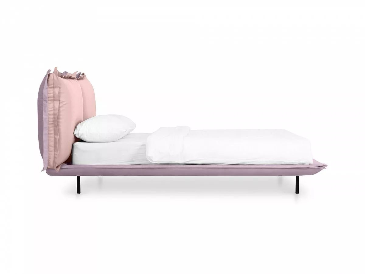 Кровать Barcelona 160х200 сиреневый светло-розовый 649343