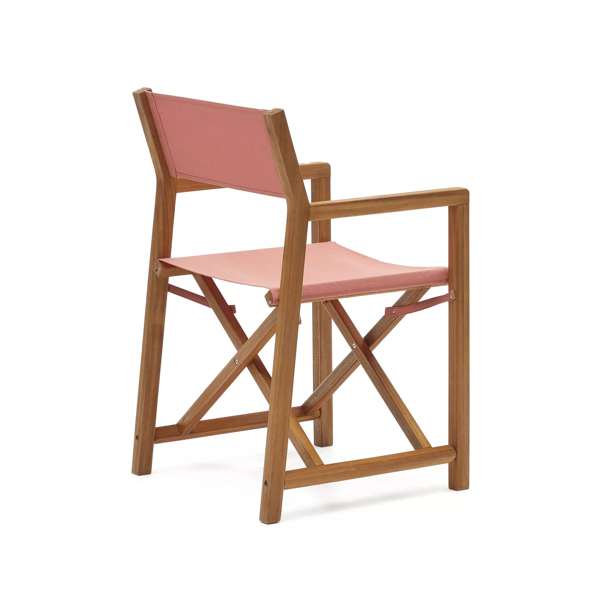 Складной стул La Forma Thianna с основанием из массива акации терракотовый