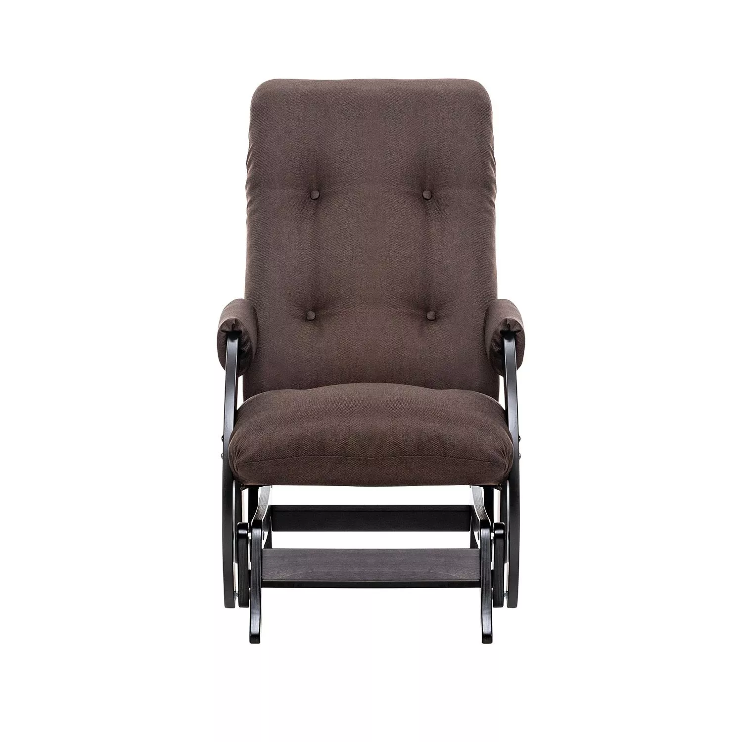 Кресло-качалка Модель 68 Венге текстура, ткань Malmo 28