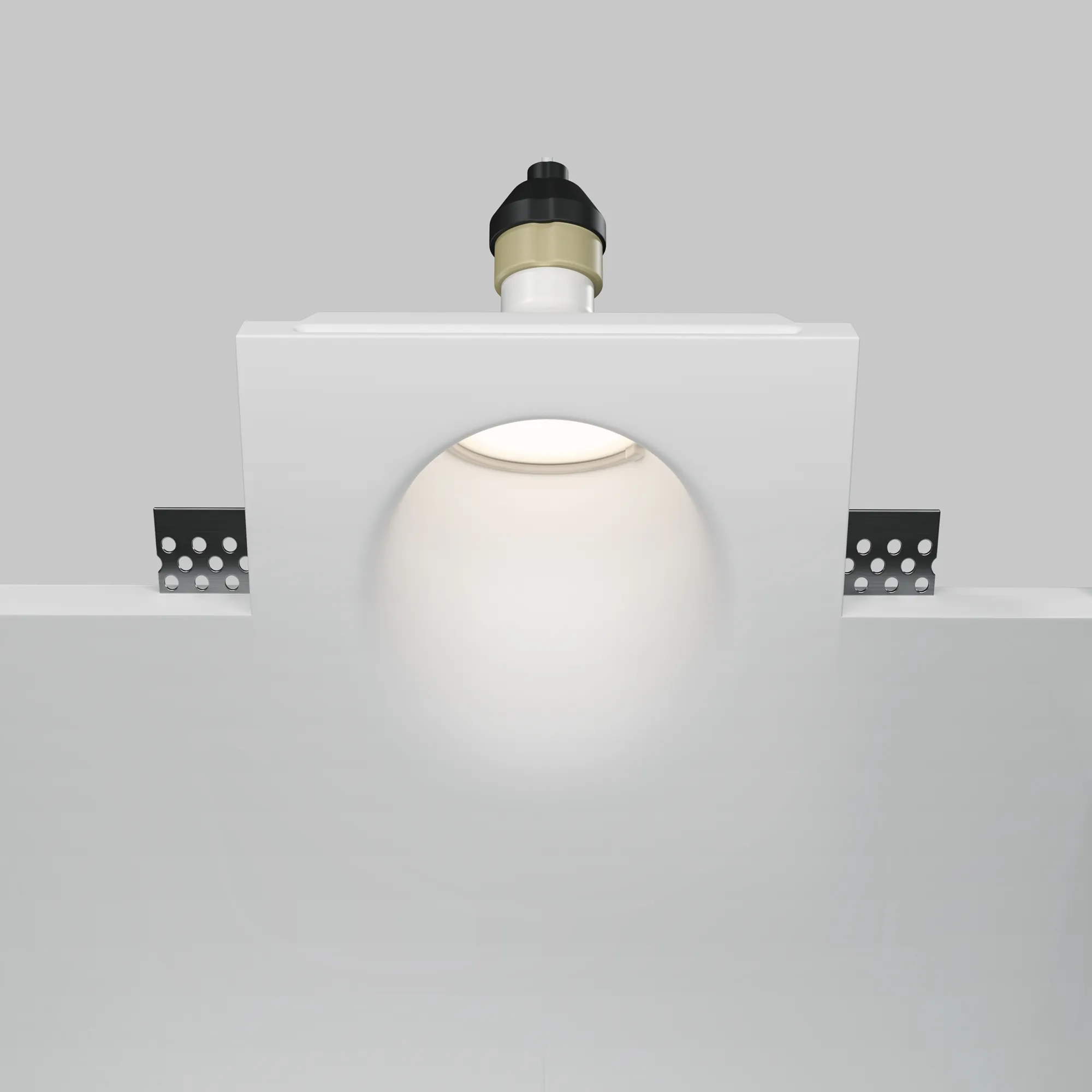 Точечный встраиваемый светильник Maytoni Gyps Modern DL001-WW-01-W