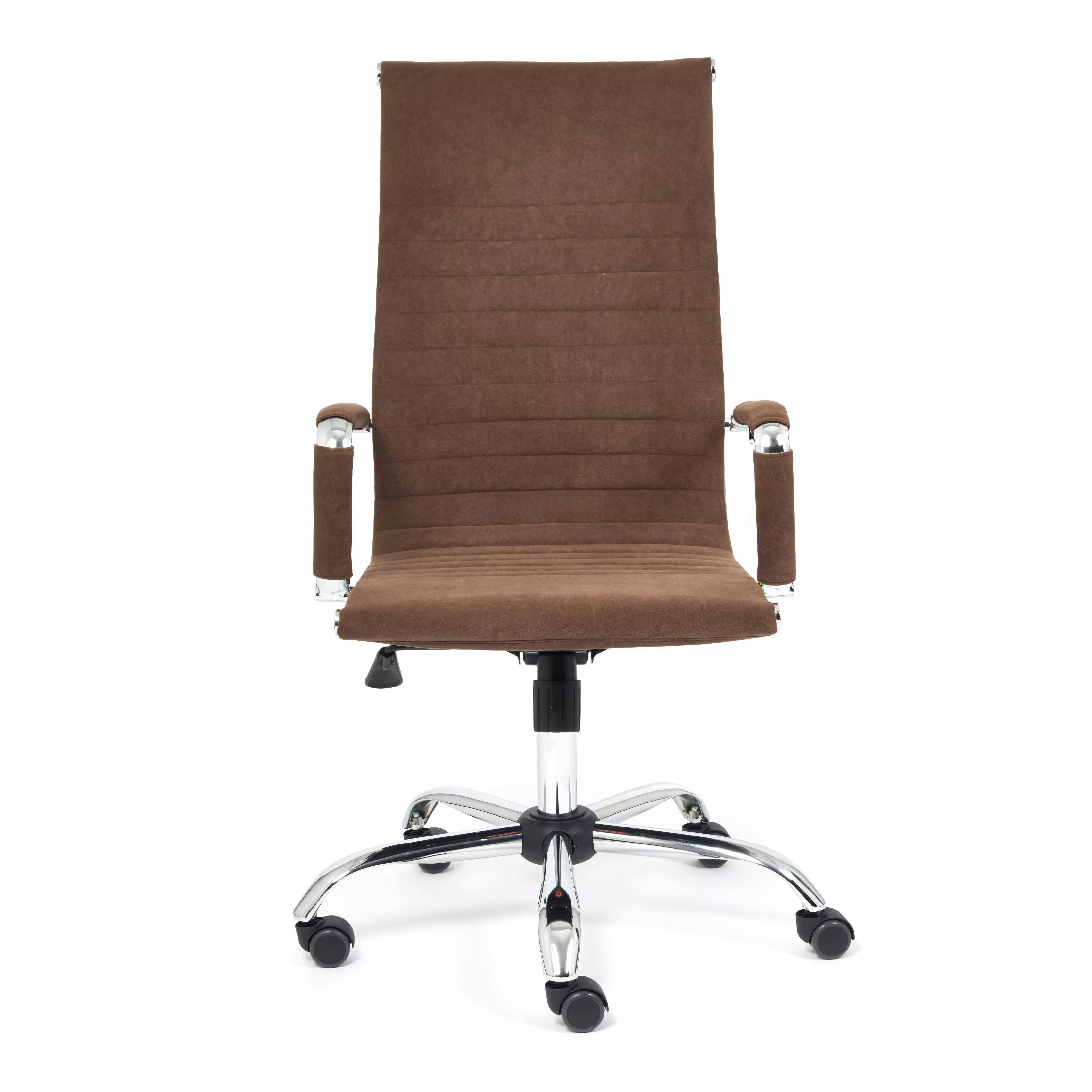 Кресло для руководителя URBAN флок коричневый