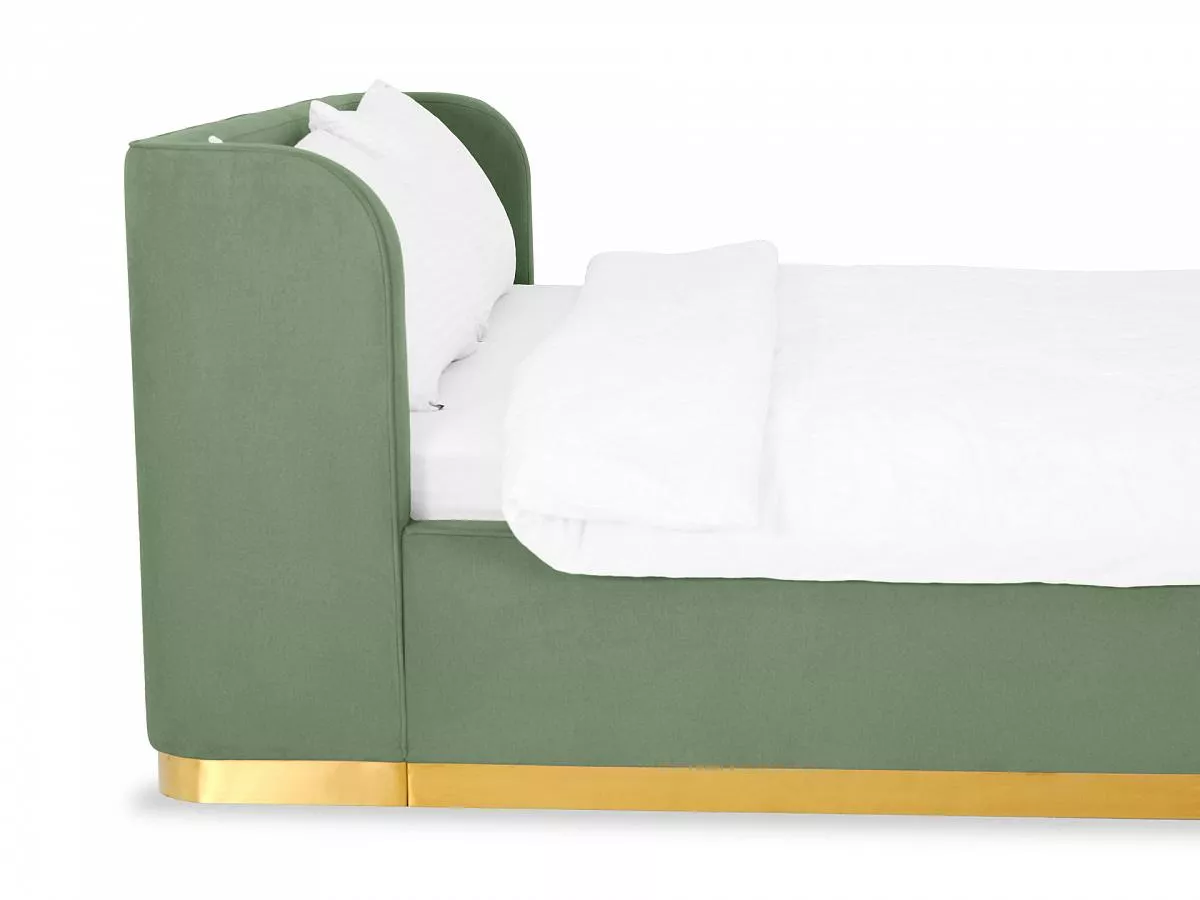 Кровать 160х200 с подъемным механизмом Vibe зеленый 748489