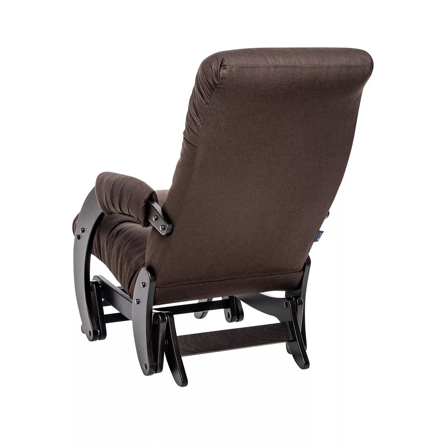 Кресло-качалка Модель 68 Венге текстура, ткань Malmo 28