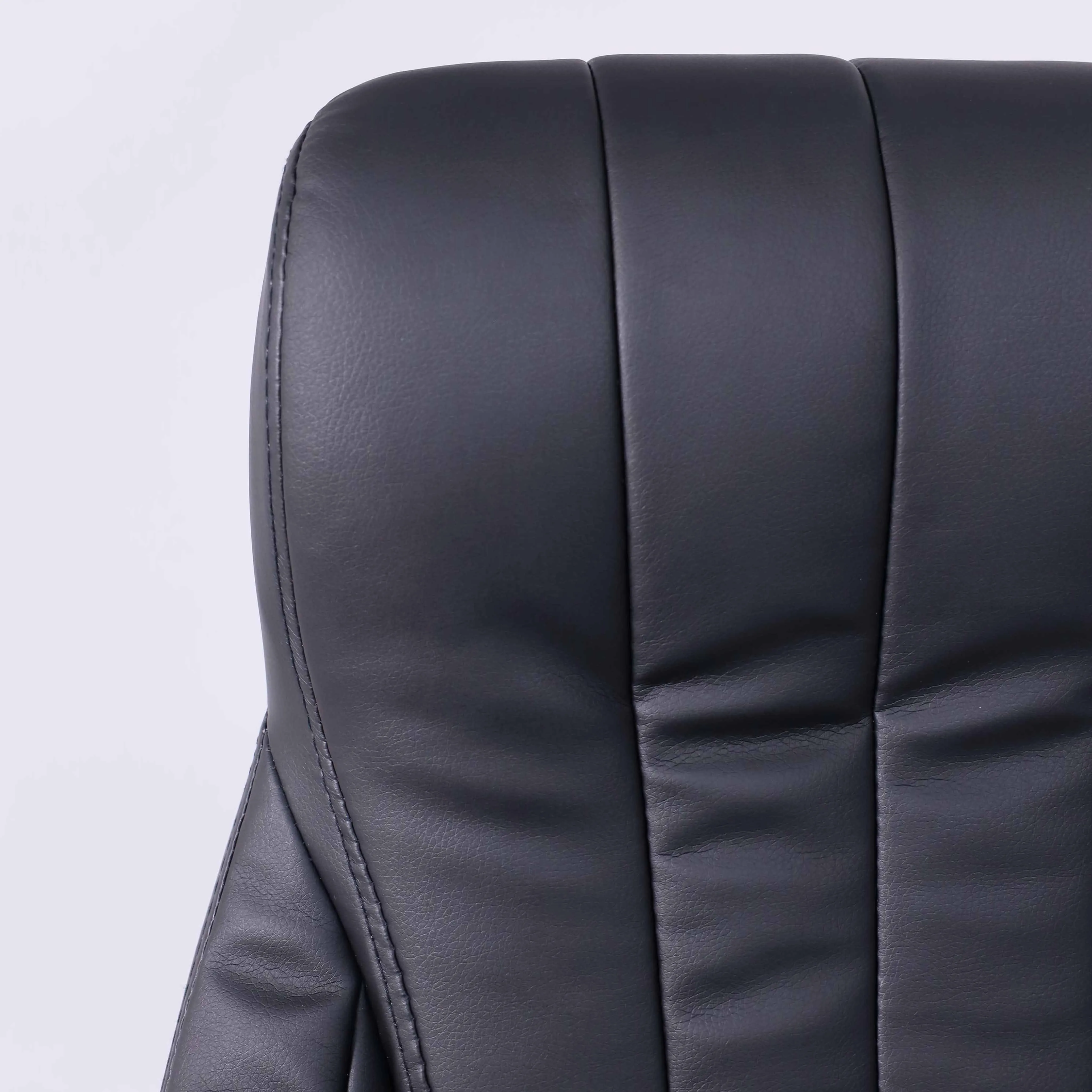 Кресло для руководителя MASTIF натуральная кожа черный 95531