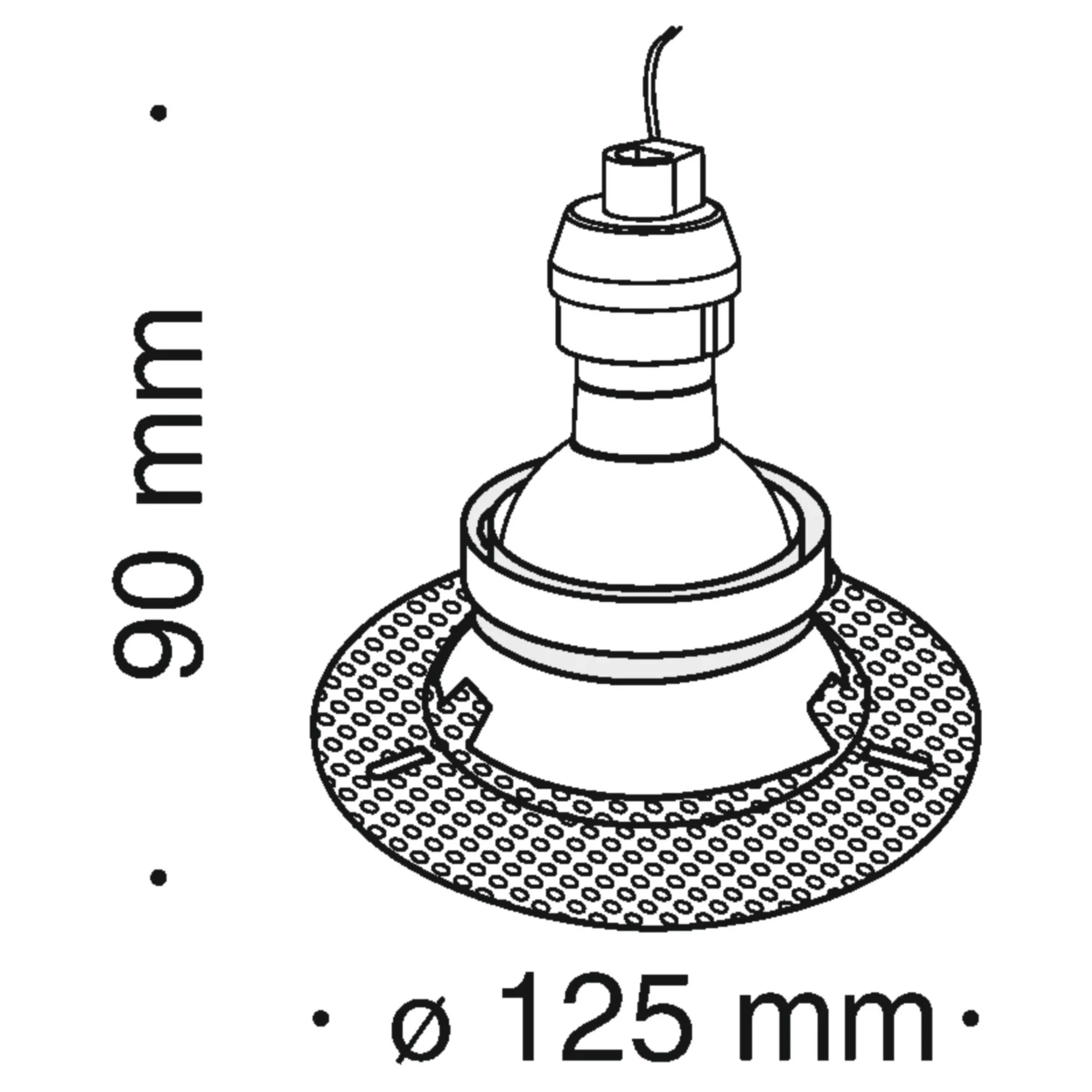 Точечный встраиваемый светильник Maytoni Technical Spodek DL042-01B