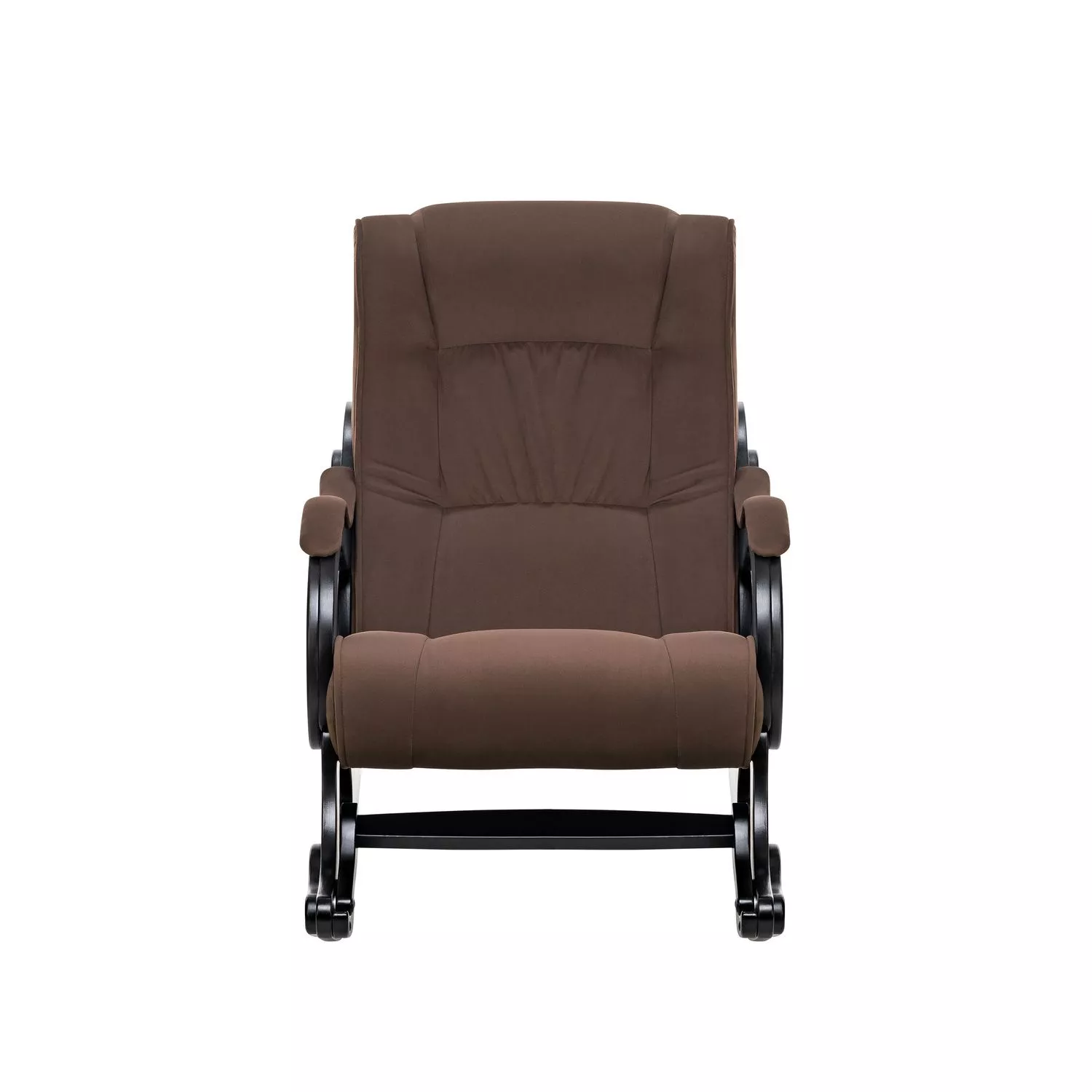 Кресло-качалка Модель 77 V23 молочный шоколад / Венге