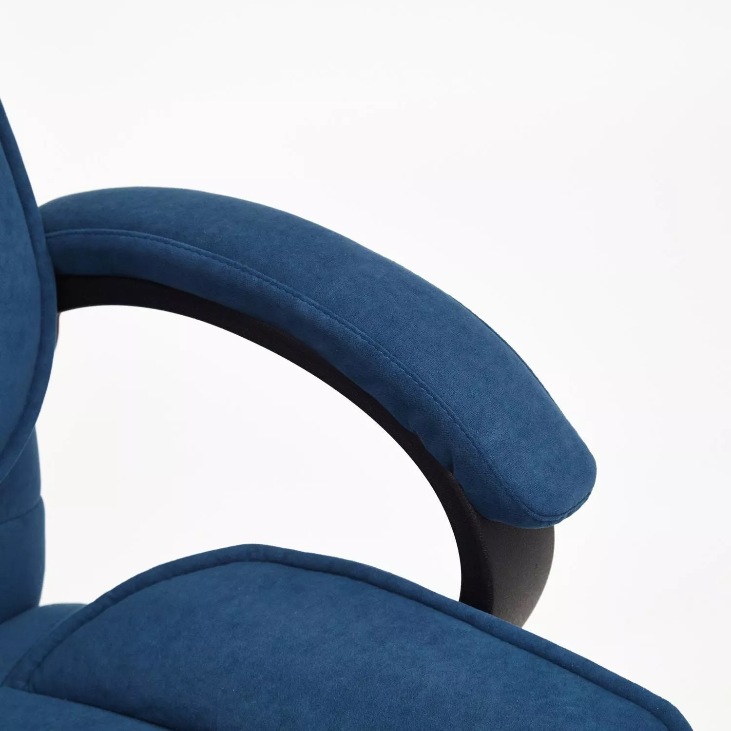 Кресло для руководителя OREON флок синий