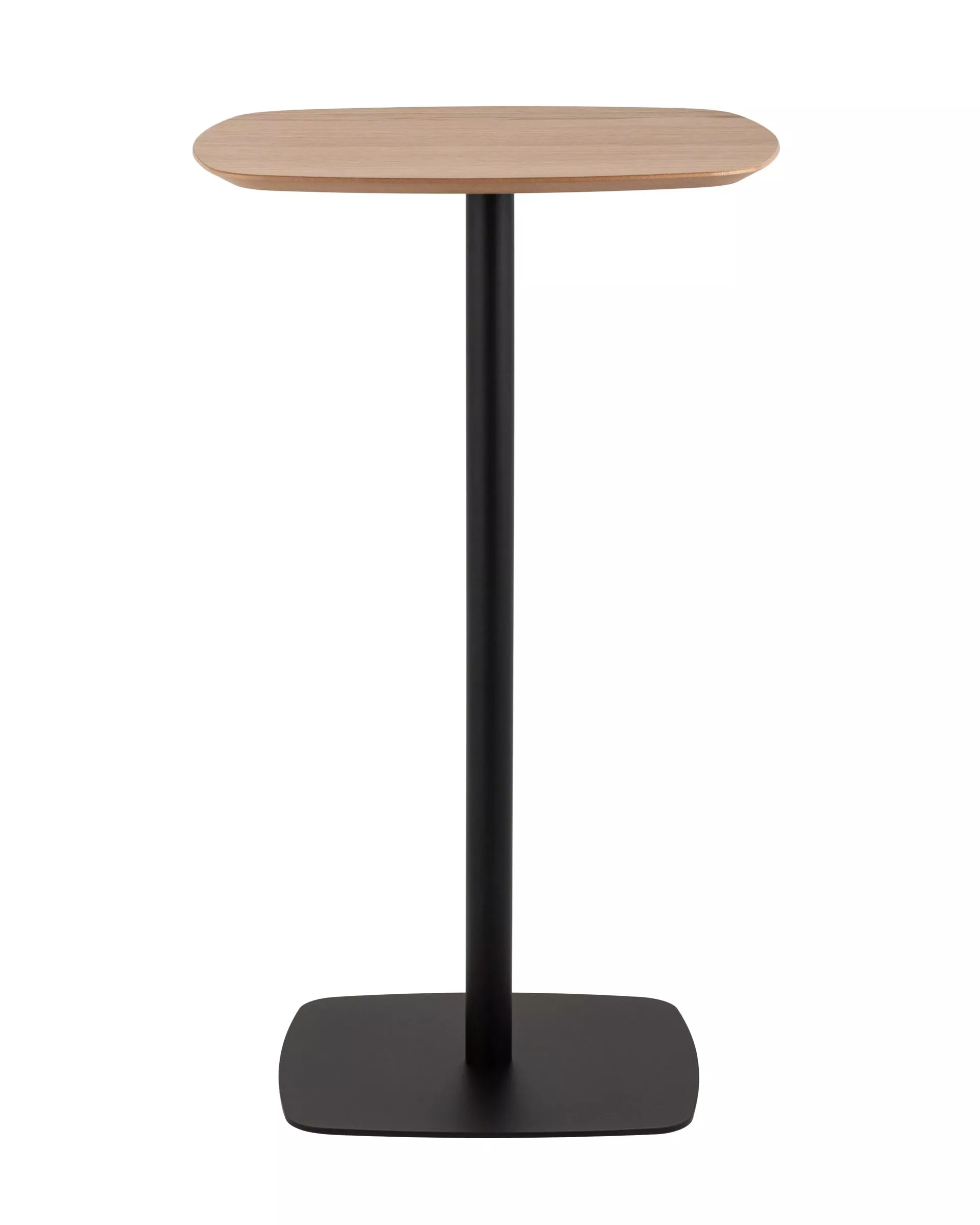 Стол барный стойка Form 60х60 светлое дерево / черный