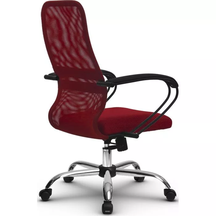 Кресло компьютерное SU-СК130-8 Ch Красный / красный