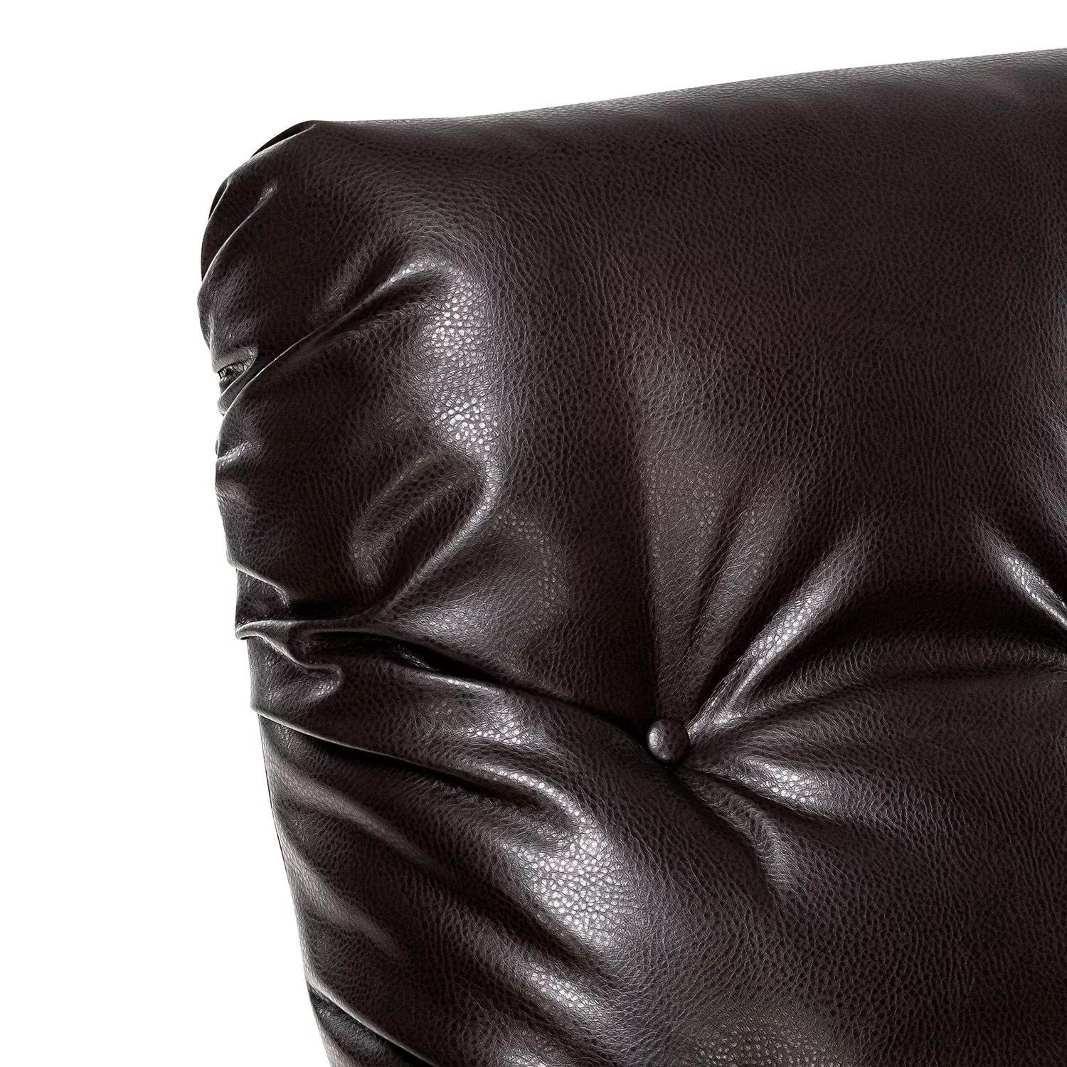 Кресло-качалка Модель 67 экокожа Varana DK-Brown / Венге текстура
