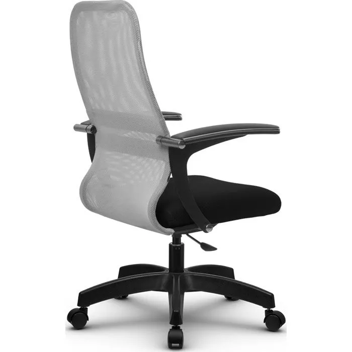 Кресло компьютерное SU-СU160-8P Pl Светло-серый / черный