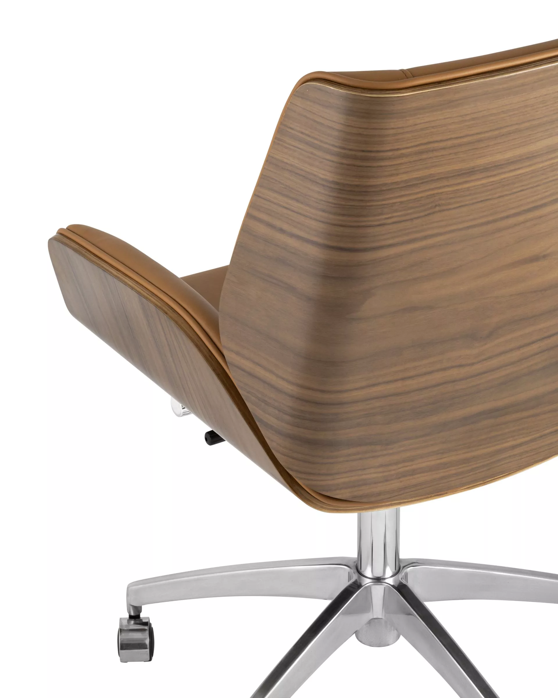 Кресло офисное TopChairs Crown коричневое 31357