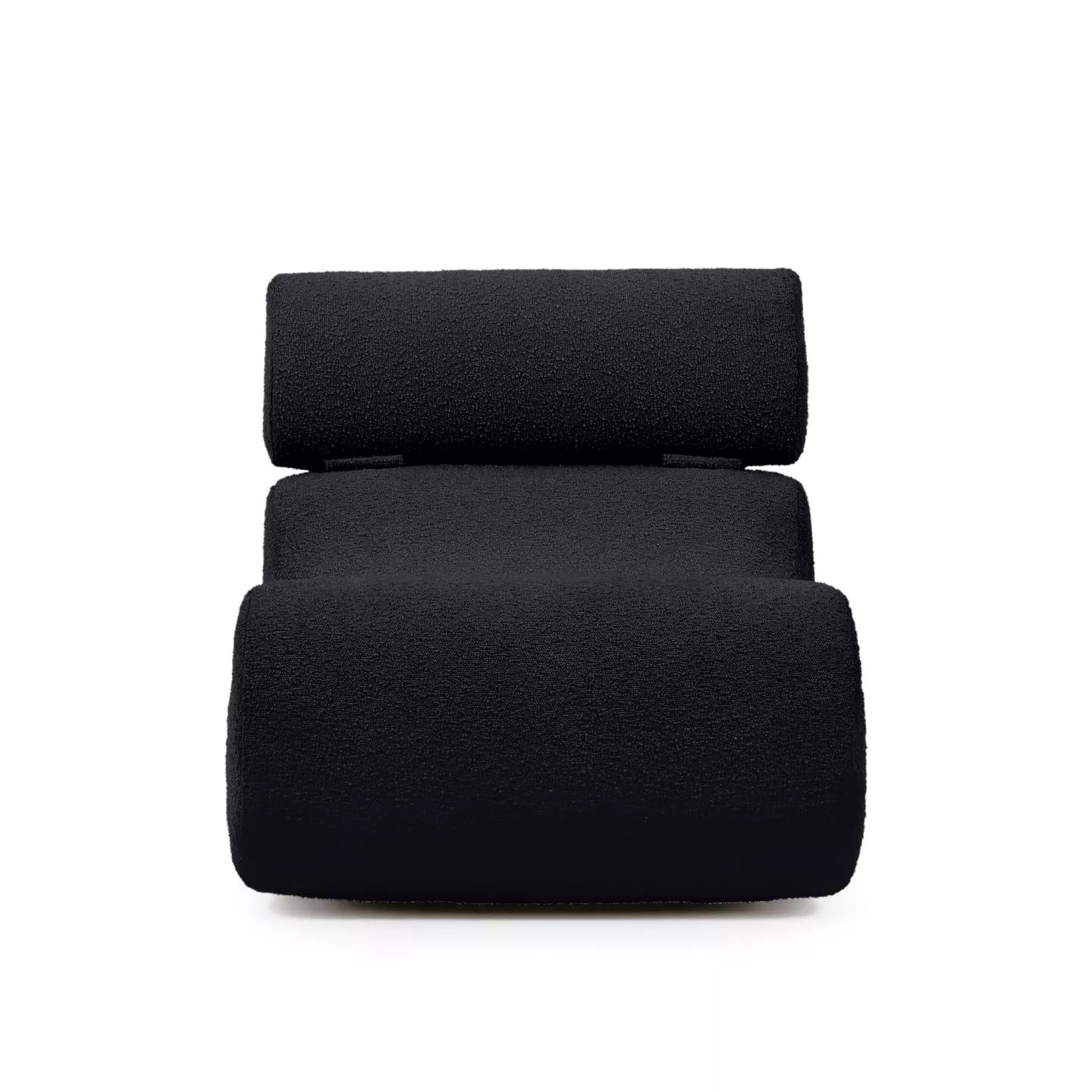 Кресло La Forma Club из черной ткани букле 110319