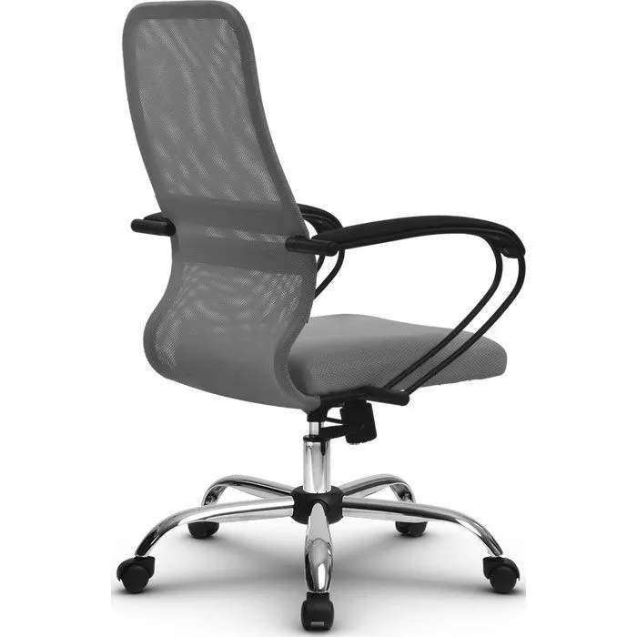 Кресло компьютерное SU-СК130-8 Ch Светло-серый / светло-серый