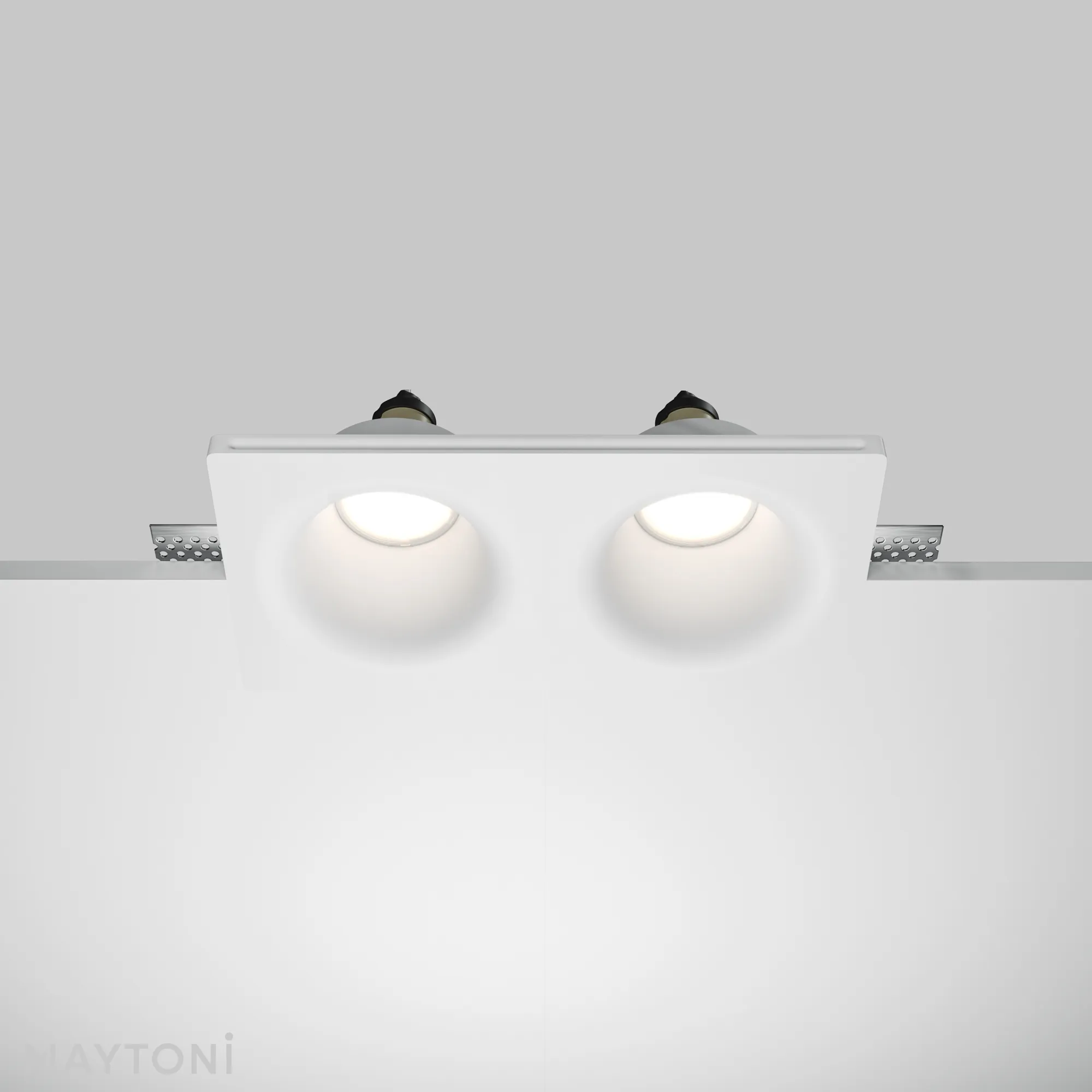 Точечный встраиваемый светильник Maytoni Gyps Modern DL002-DW-02-W