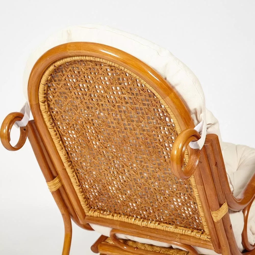 Кресло-качалка MILANO (разборная) без подушки коньяк