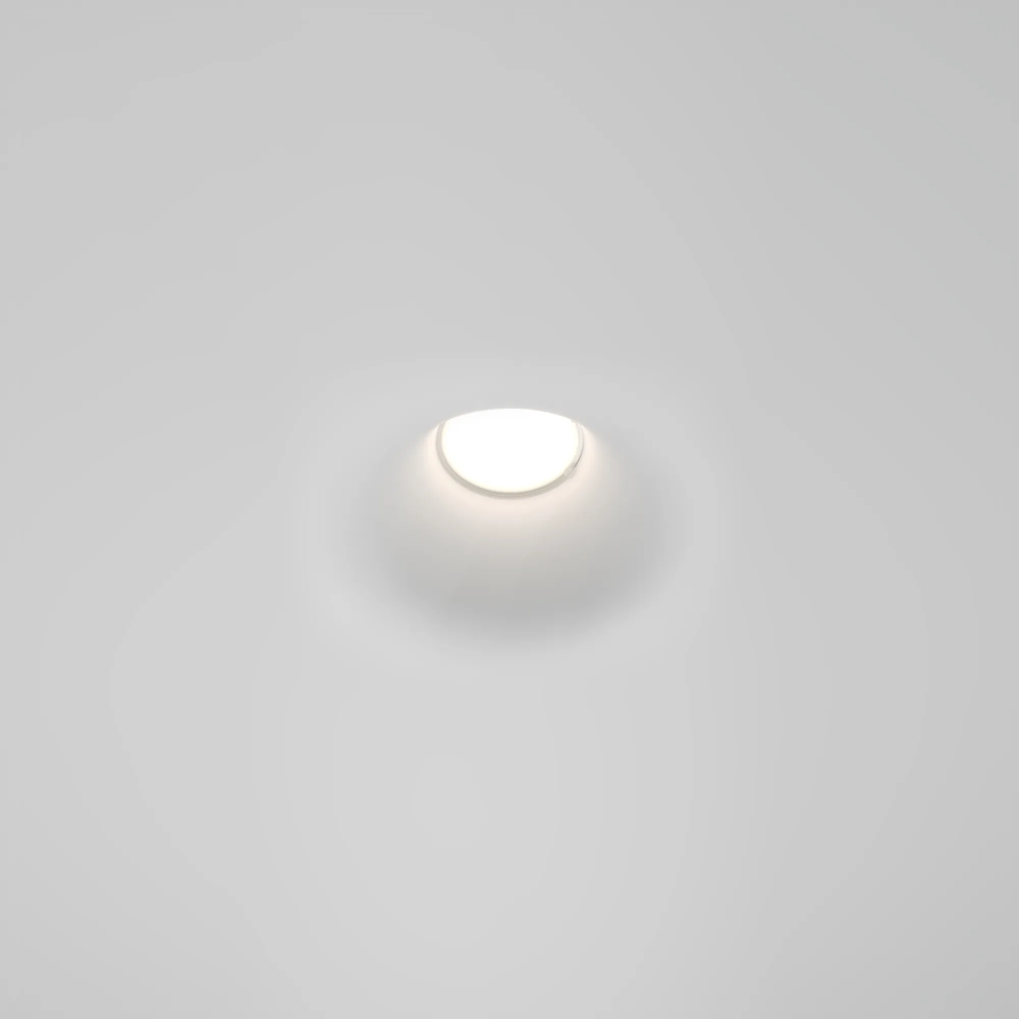 Точечный встраиваемый светильник Maytoni Gyps Modern DL001-1-01-W-1