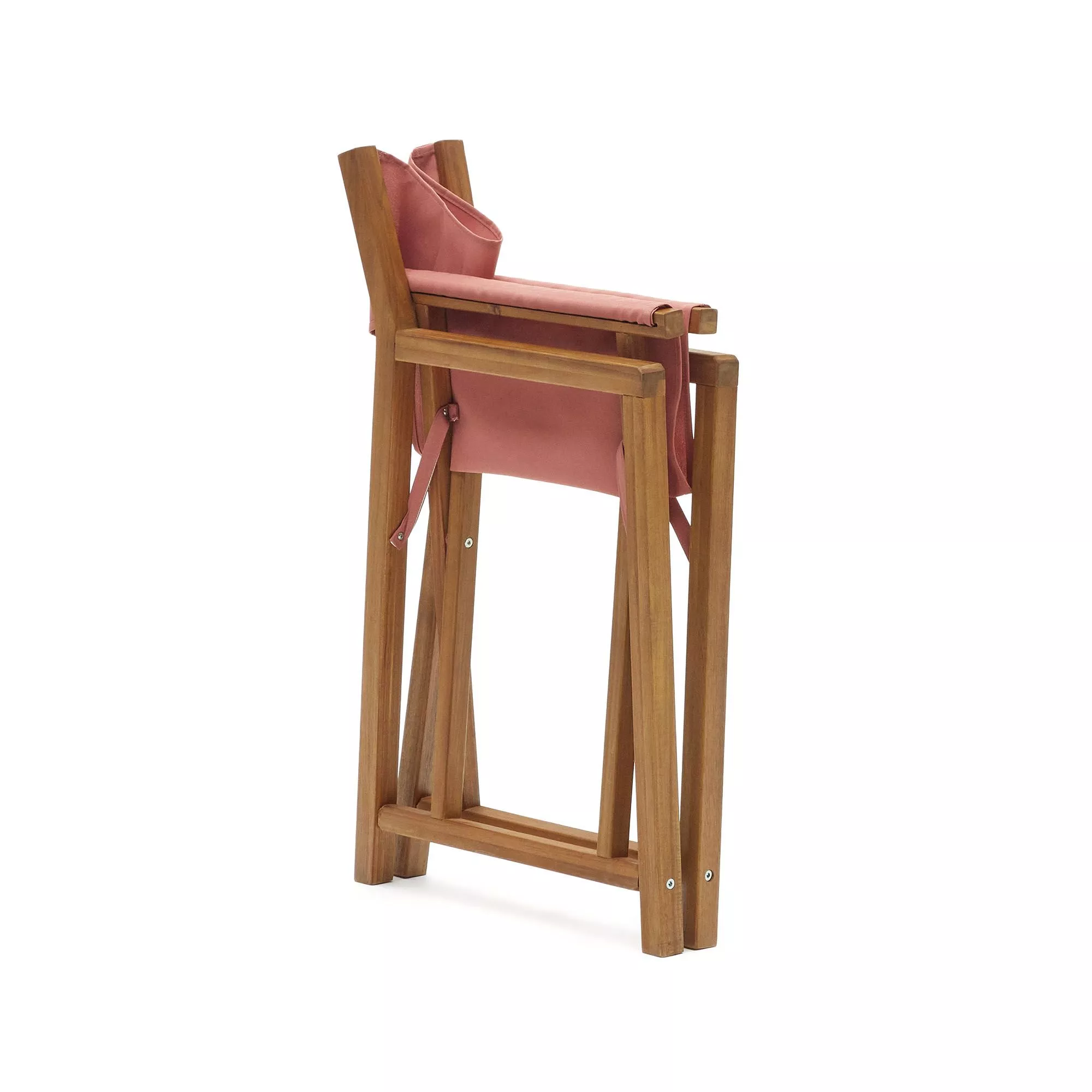 Складной стул La Forma Thianna с основанием из массива акации терракотовый