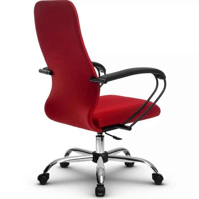 Кресло компьютерное SU-СК130-10P Ch Красный / красный