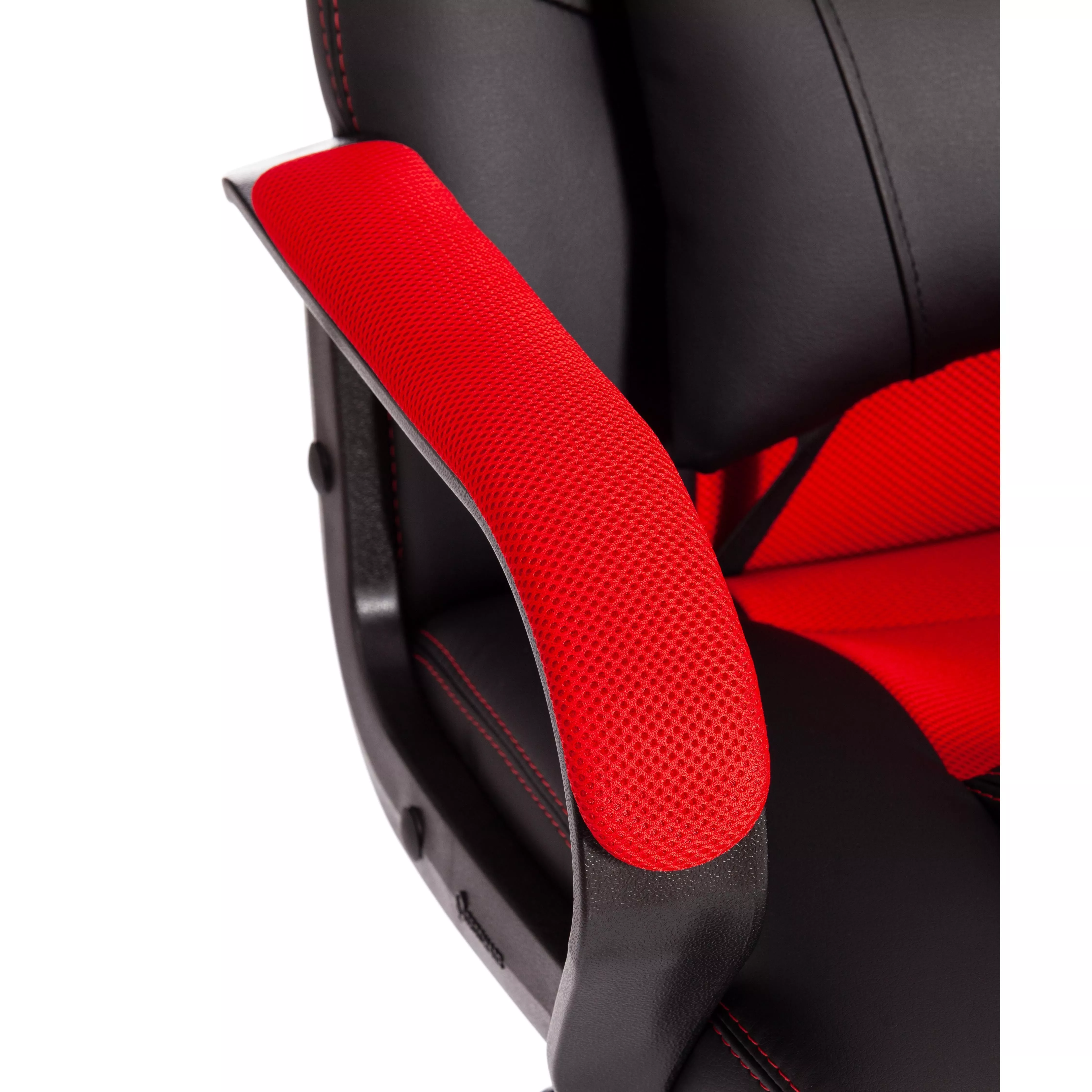 Кресло DRIVER (22) экокожа черный / красный