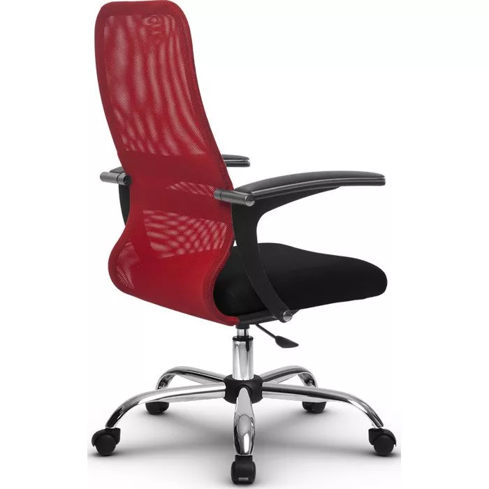 Кресло компьютерное SU-СU160-8P Ch Красный / черный