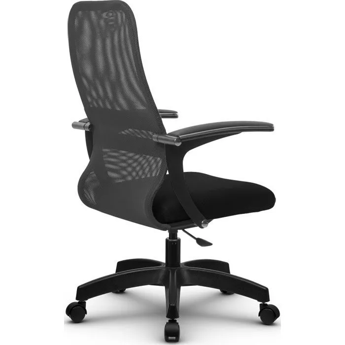 Кресло компьютерное SU-СU160-8P Pl Темно-серый / черный
