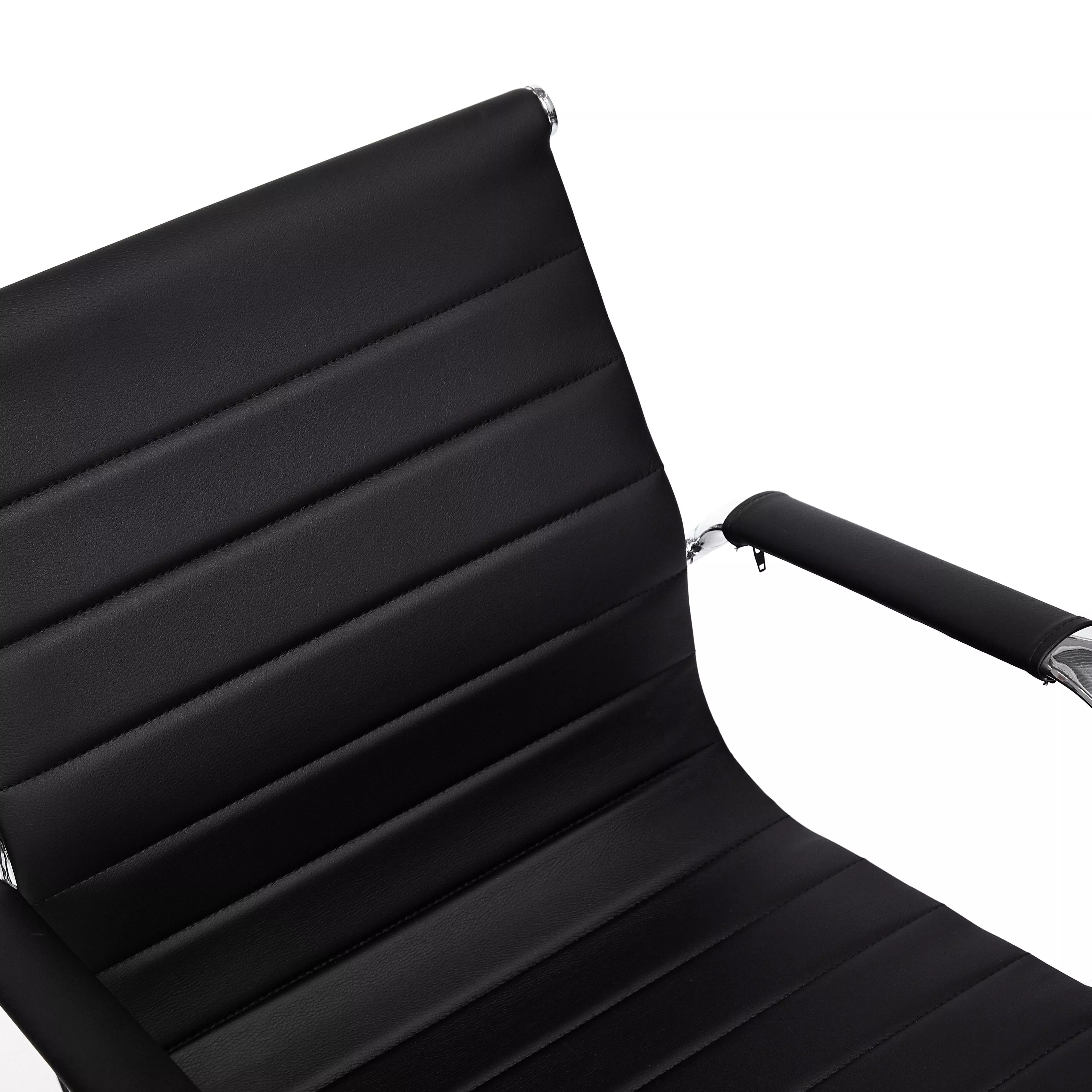 Кресло компьютерное URBAN-LOW кожзам черный