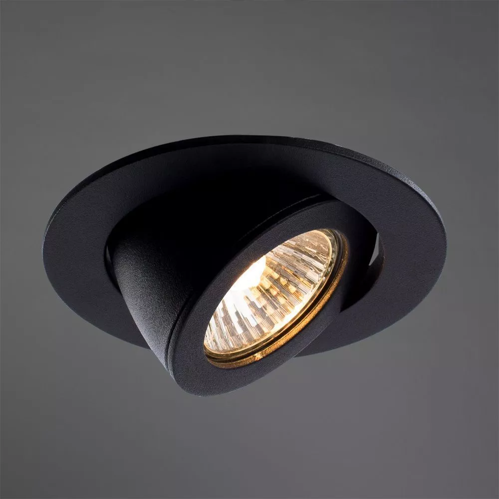 Точечный встраиваемый светильник Arte Lamp ACCENTO A4009PL-1BK