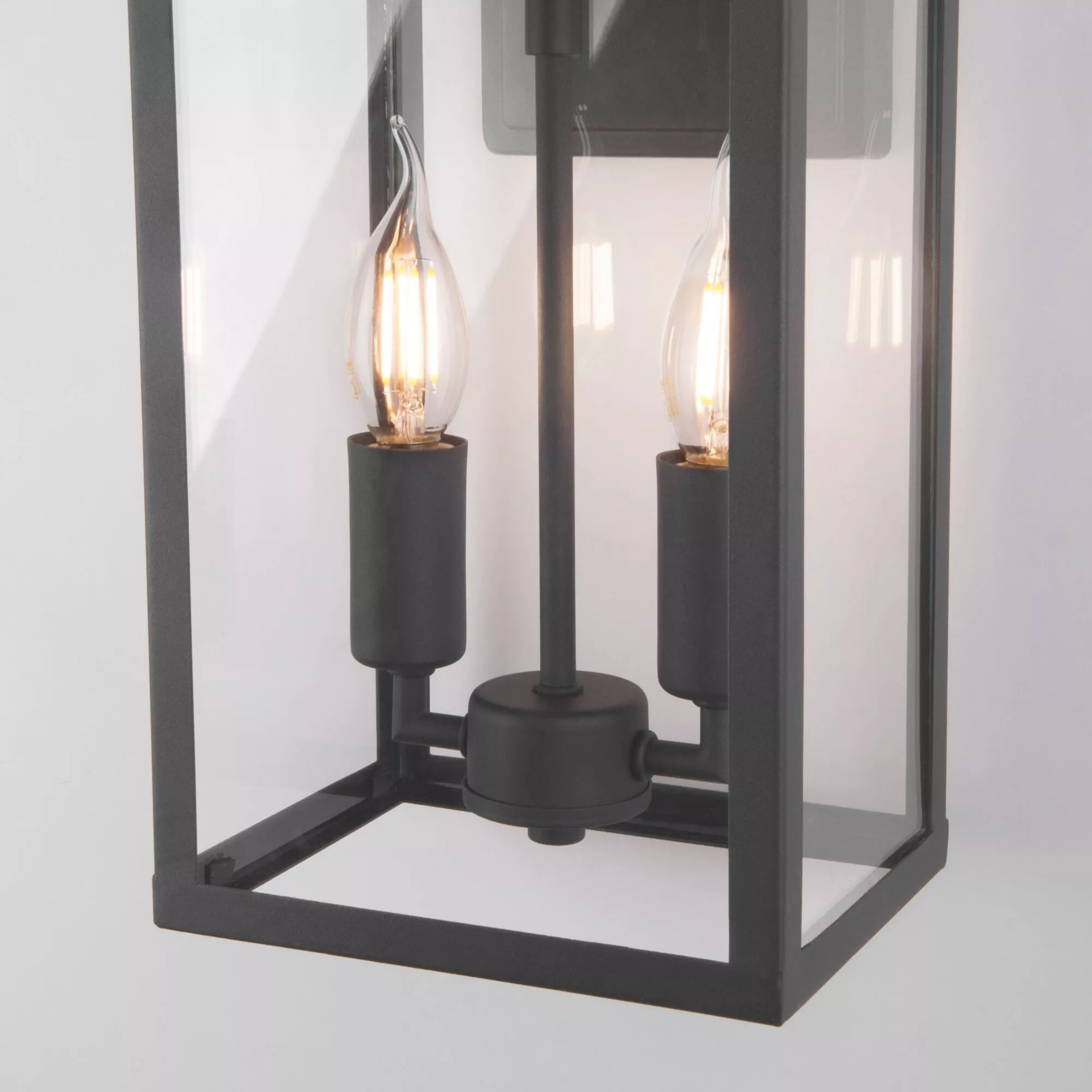 Уличный настенный светильник Elektrostandard Candle 35150/D темно-серый