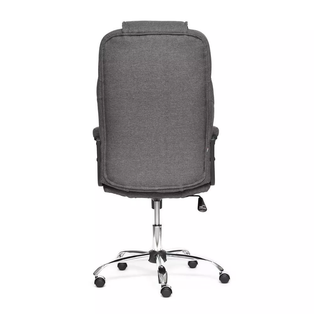 Кресло для руководителя BERGAMO серый хром