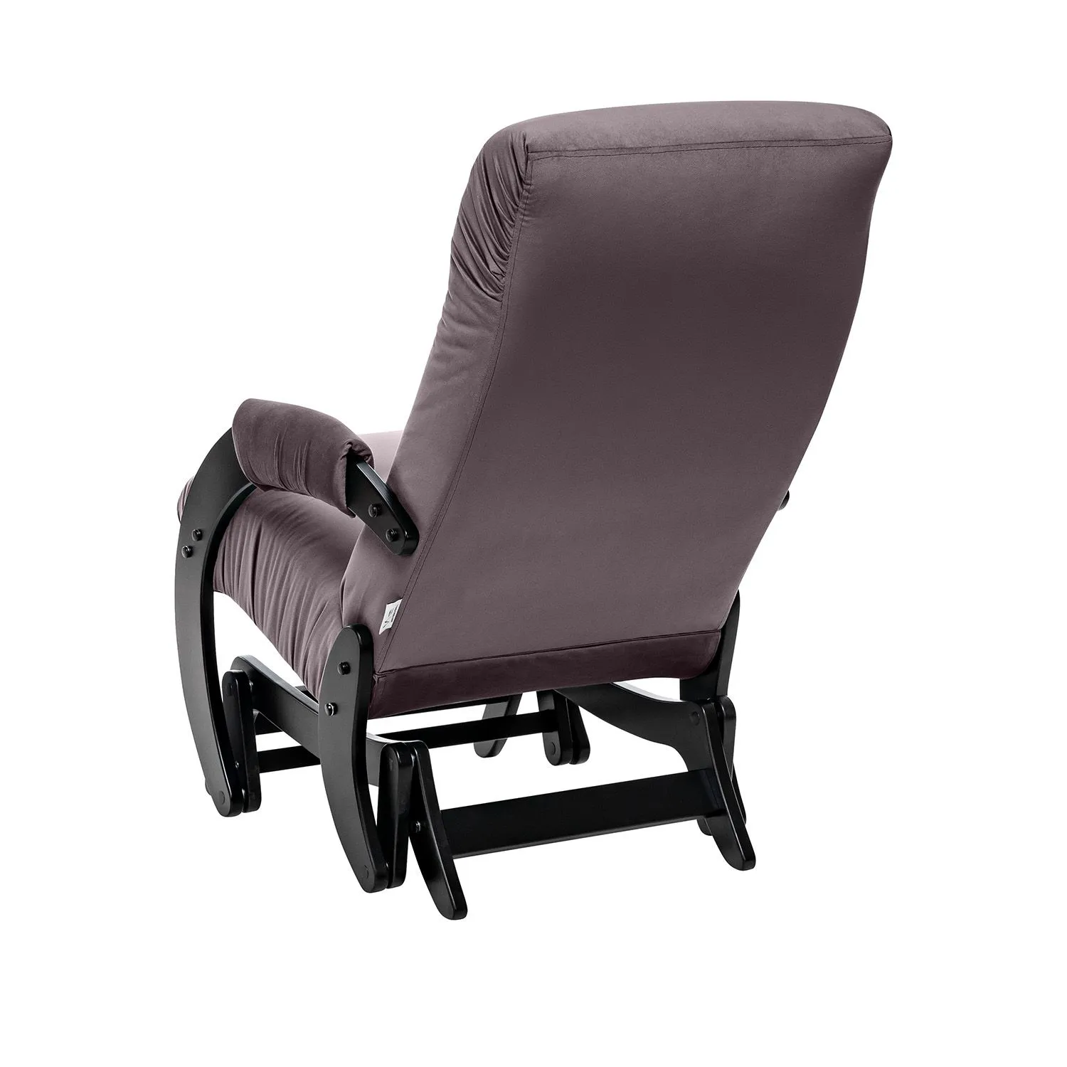 Кресло-качалка Модель 68 (Leset Футура) ткань V19 коричнево-красный / Венге