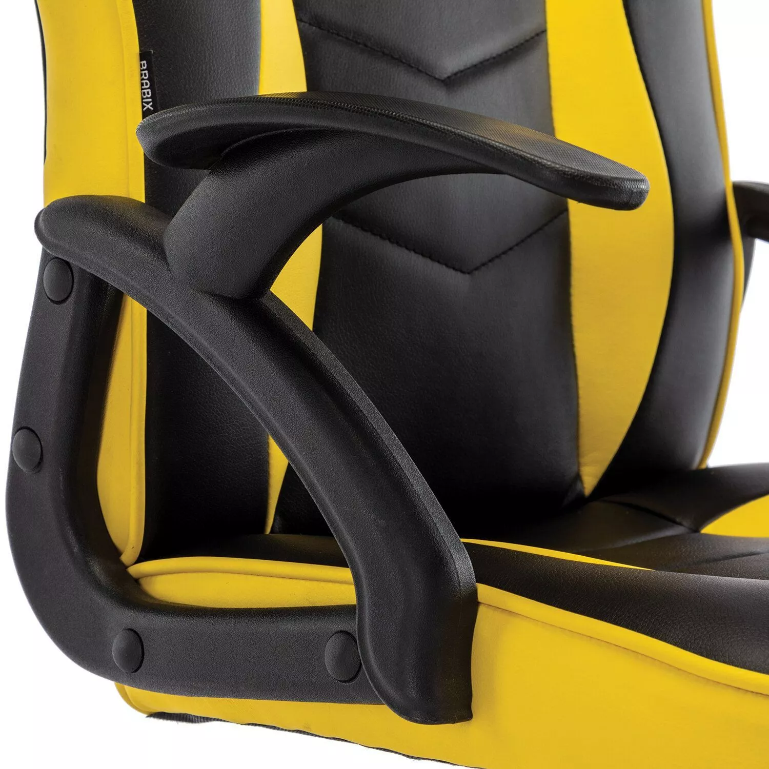 Кресло компьютерное BRABIX Shark GM-203 черный желтый 532514