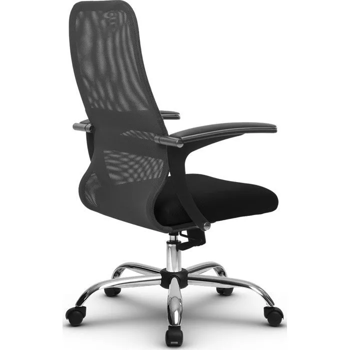 Кресло компьютерное SU-СU160-8 Ch Темно-серый / черный