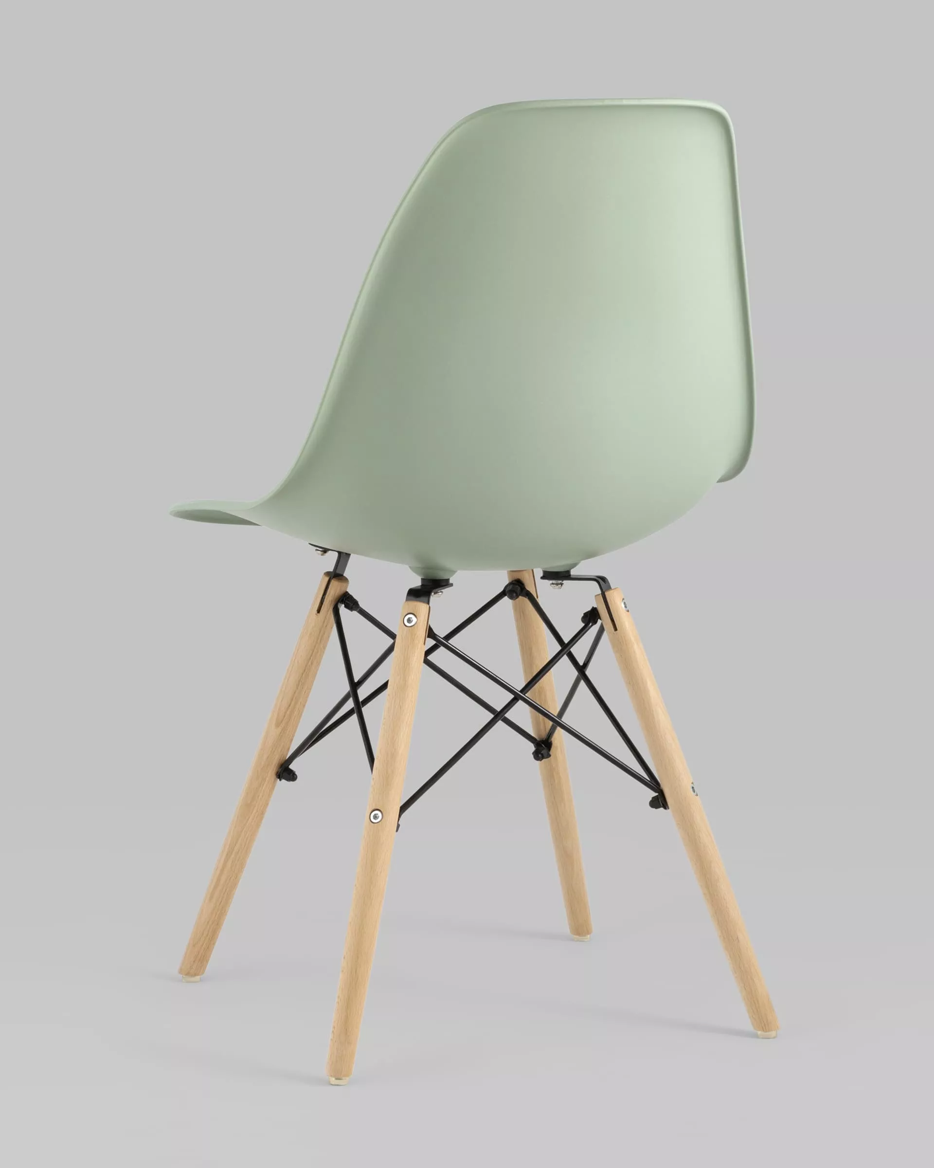 Комплект стульев DSW серо-зеленый 4 шт