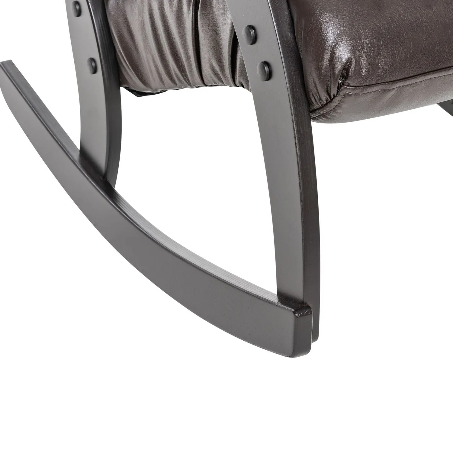 Кресло-качалка Модель 67 Венге экокожа Oregon perlamutr 120 / Венге