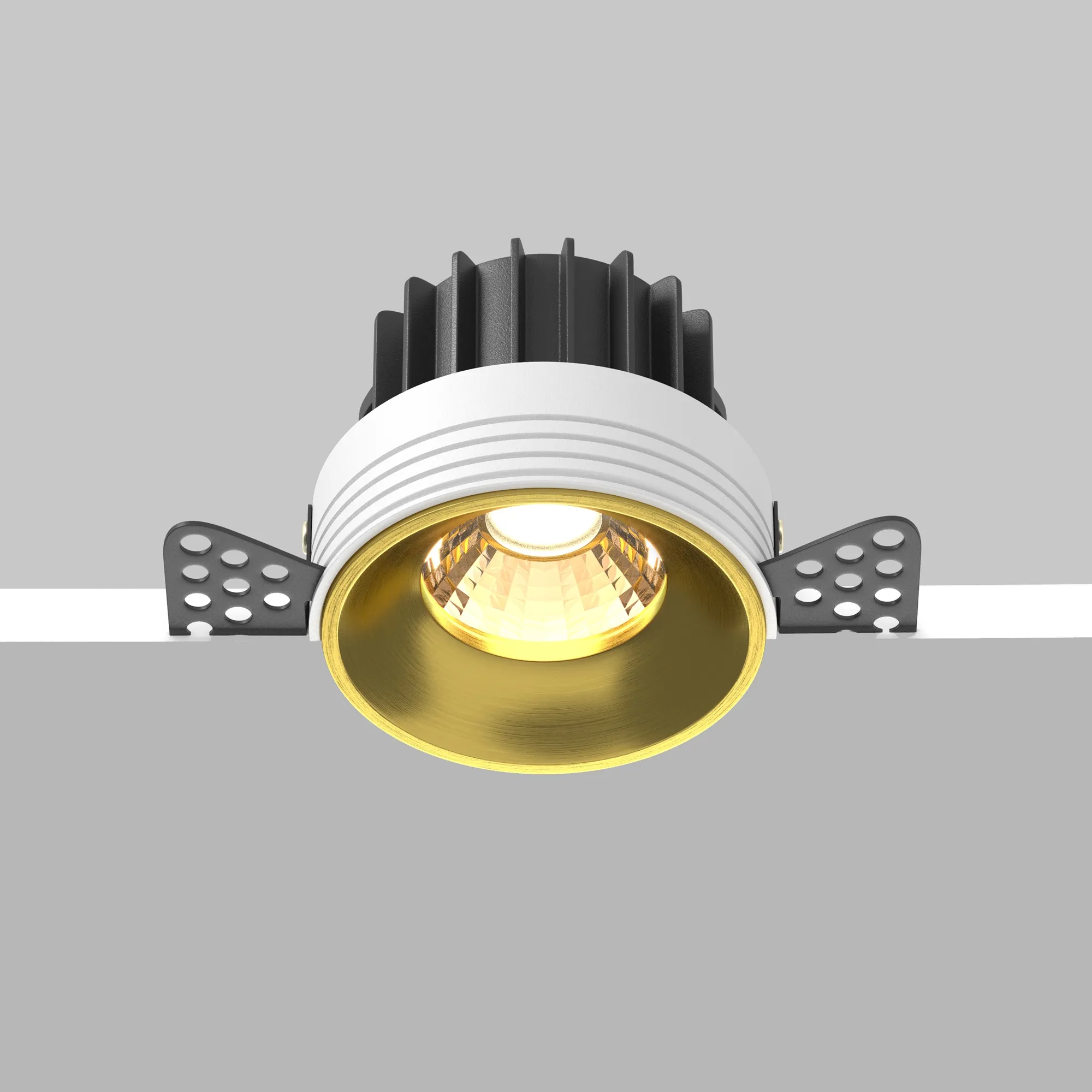 Точечный встраиваемый светильник Maytoni Round DL058-12W3K-TRS-BS