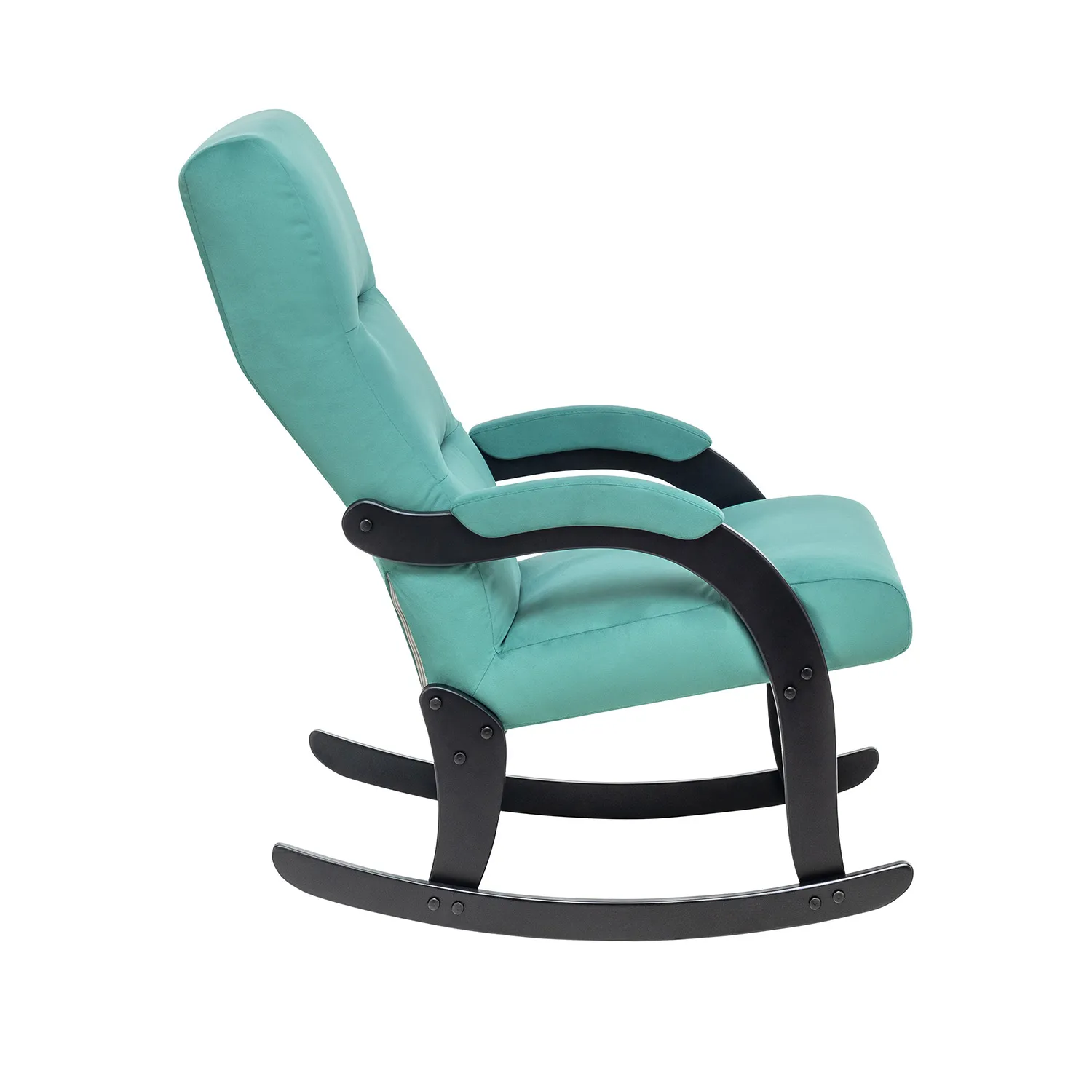 Кресло-качалка Leset Дэми Венге / V43 зелёный