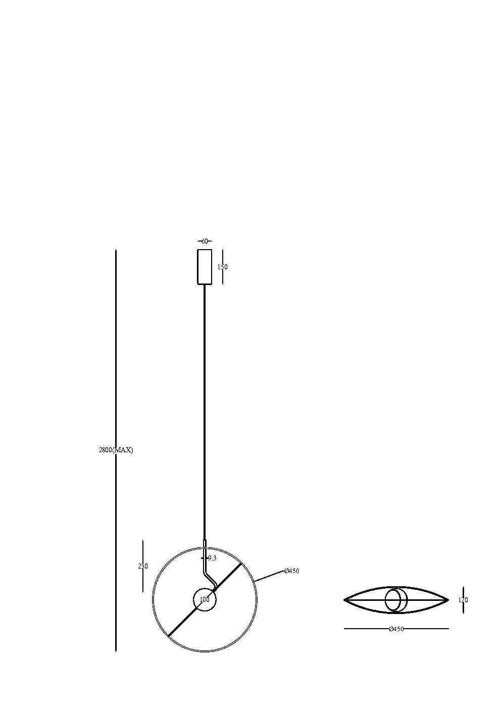 Подвесной светильник Maytoni Reflex MOD154PL-L6W3K