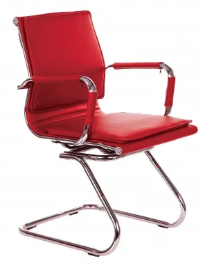 Кресло для посетителей Бюрократ Ch-993-Low-V красный