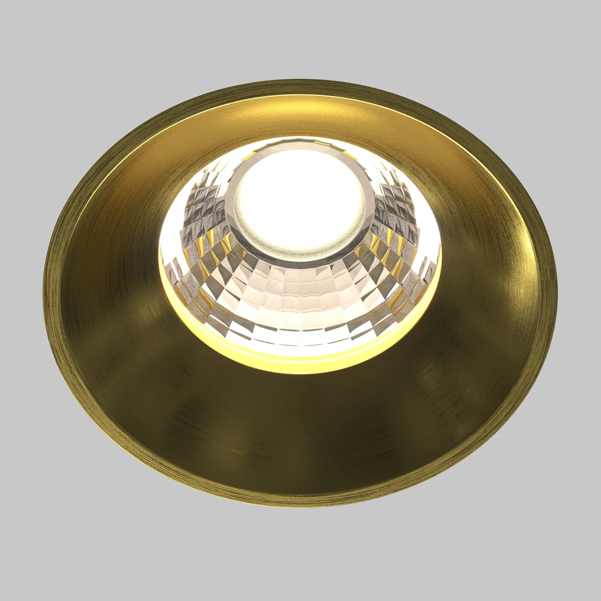 Точечный встраиваемый светильник Maytoni Round DL058-12W4K-TRS-BS