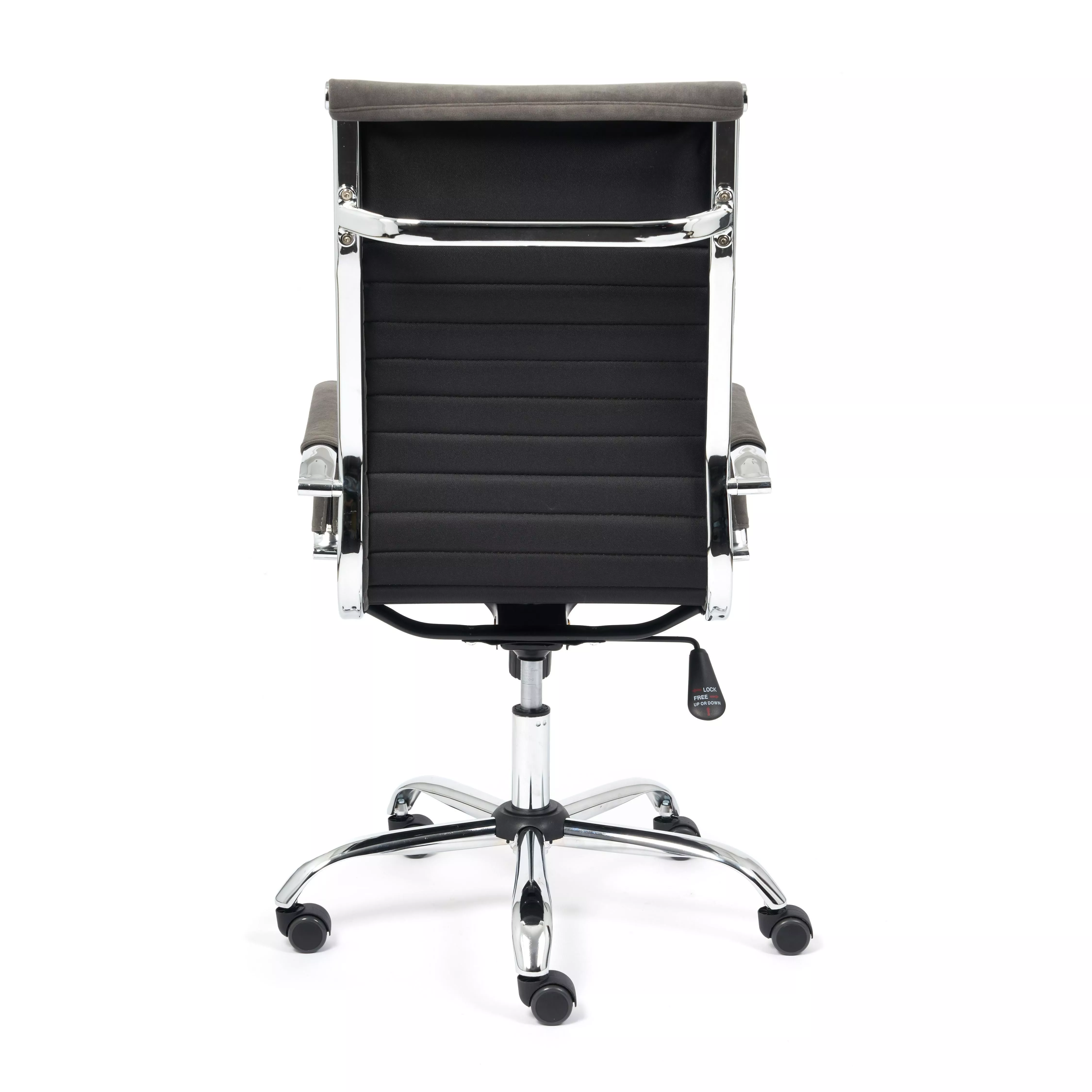 Кресло для руководителя URBAN флок серый