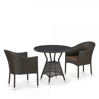 Комплект мебели из ротанга T707ANS/Y350-W53 2 Pcs Brown