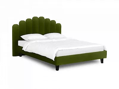 Кровать 160х200 Queen II Sharlotta L зеленый 577026