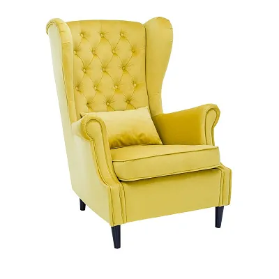 Кресло Винтаж V28 желтый