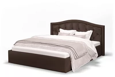 Кровать Стелла с подъемным механизмом 140 см Лесмо brown МЛК