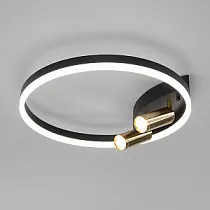 Потолочный светильник Eurosvet Luminari 90247/3 черный/золото Smart